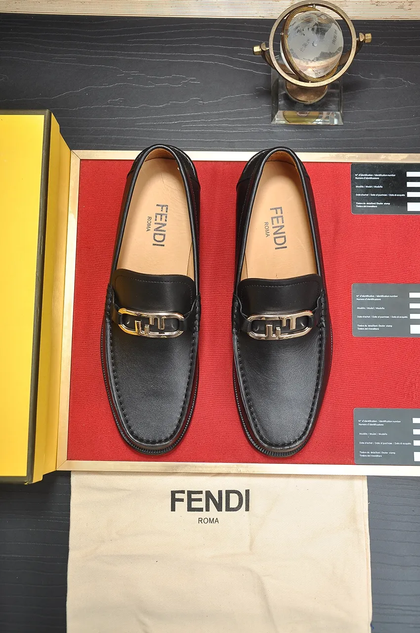 Men's shoes💰560💶[FENDI] The latest high-end men's shoes in Hong Kong! Original quality. The upper is made of imported cowhide material and cowhide lining! Super comfortable on the foot, original wear-resistant outsole, luxurious, fashionable, casual and versatile! Size: 38-45 (45 customized)